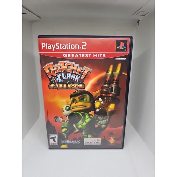 Ratchet & Clank: Up Your Arsenal Greatest Hits (Sony PlayStation 2, 2005) - Picture 1 of 6